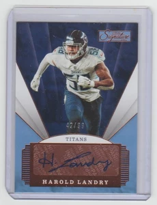 HAROLD LANDRY 2020 Donruss Signature Series Autograph #SS-HL SP AUTO #42/99 - Picture 1 of 2
