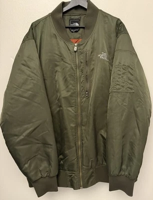 Утепленная куртка-бомбер THE NORTH FACE размер 2XL оливковый зеленый - Изображение 1 из 4