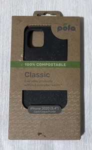Pela Case Eco-Friendly 100% Biodegradable Case For iPhone 12 Mini, Black - Picture 1 of 1