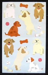 Mrs Grossman Sheet of Vintage 4x6 inch 'Puppies' (c-2001) *Ships Free* - Picture 1 of 1