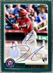 2023 Topps Archives Jeter Downs Autograph Washington Nationals Baseball Card  - Picture 1 of 2