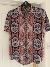 Mens Multi-Coloured Short Sleeve Shirt From PRIMARK - Size M