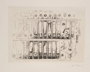 Peter Freese /Grabado/1981/Griffelkunst n.º 224 A 5/firmado a mano/0 - Imagen 1 de 3