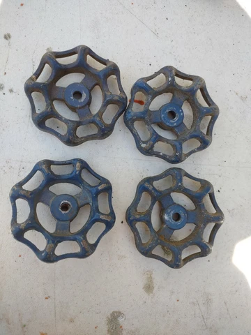 4 Vintage 2" Water Faucet Knobs Handles Spicket Industrial Steam Punk Cover