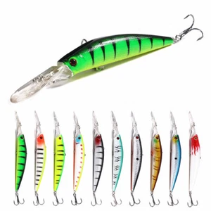 10pcs/set 14.5cm/14.7g Crankbaits Hard Bait Minnow Lures Bass Fishing Saltwater - Picture 1 of 12