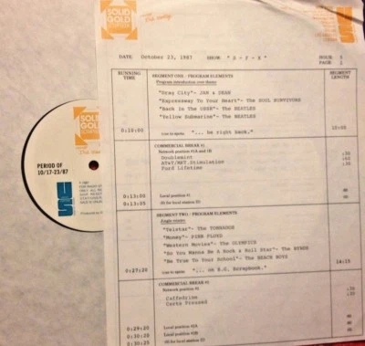 RADIO SHOW: SFX 10/23/8 BEATLES, PINK FLOYD, BYRDS, OLYMPICS, CASCADES, RONETTES - Image 1 of 2