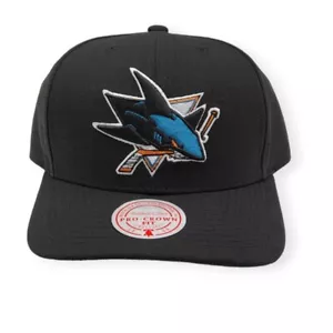 Mitchell & Ness San Jose Sharks Team Ground 2.0 Pro Crown Adjustable Snapback - Picture 1 of 6