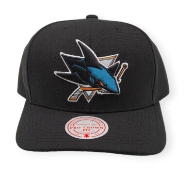 Mitchell & Ness San Jose Sharks Team Ground 2.0 Pro Crown Snapback ajustable Foto 1 de 4
