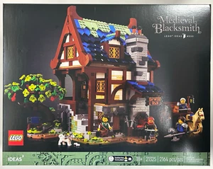 New / Factory Sealed - LEGO IDEAS 21325 Medieval Blacksmith 2,164 Pcs - RETIRED - Picture 1 of 12