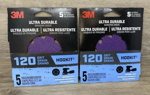 3M Ultra Durable 5 in. Ceramic Hook and Loop Sanding Disc (5 pk) 120 Grit Lot 2 - Picture 1 of 4