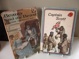 Vintage Ladybird booksBeauty and the Beast and Captain Scott 15p and 24p - Picture 1 of 3