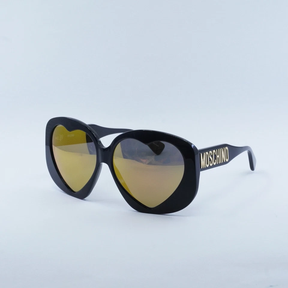 MOSCHINO MOS152/S-807/CU Sunglasses Sun Glasses 807 BLACK Authentic 61mm