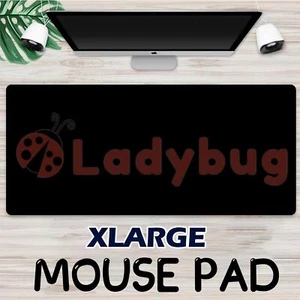 Extra Large Size Gaming Mouse Pad Desk Mat Anti-slip Rubber Speed Mousepad Black - Picture 1 of 6