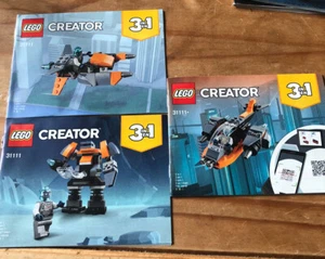 Lego 31111 Instruction Manual X 3 - Imagen 1 de 2