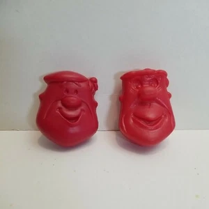 Pebbles Cereal Coin Purse Pouch Fred Flintstone Barney Rubble Hasbro 1975 TU - Picture 1 of 6