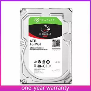 ST6000VN0033 Seagate Iron Wolf 6TB Multimedia Server Storage Internal 3.5" SATA - Picture 1 of 5