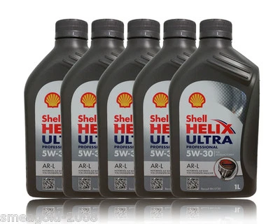 Shell Helix Ultra Professional AR-L 5W-30 5x1 Liter Motoröl C4, Renault - Bild 1 von 3