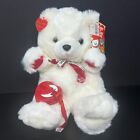 Chosun Heart To Heart White Christmas Teddy Bear Plush Stuffed Animal with Tags