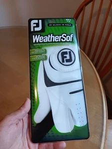 FootJoy WeatherSof Men's Golf Gloves, White Men's XL Extra Large. NEW - Picture 1 of 6