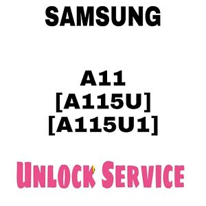 Samsung A11 (A115U/U1) Remote Unlock Service T-Mobile/Metro/Verizon/Sprint/boost