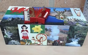 Accordion Decorative Box Ornament/Collectable/Gift/Handmade/Welsh/Folk/Music - Picture 1 of 5