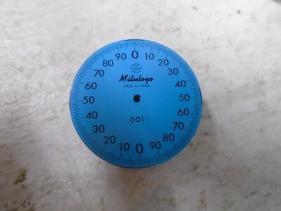 Mitutoyo PARTS  Dial Caliper, dial only- blue face - Image 1 of 2