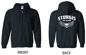 STURGIS ZIP Hoodie - Biker Harley Davidson - Picture 1 of 1