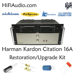 Harman Kardon Citation 16A restoration repair service rebuild capacitor kit - Picture 1 of 7