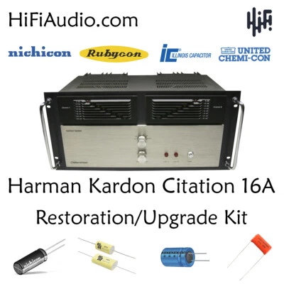 Harman Kardon Citation 16A Restauración Reparación Servicio Reconstrucción Condensador Kit Foto 1 de 4