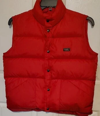 Chaleco acolchado LL Bean plumón de ganso grande para niños.   Foto 1 de 4