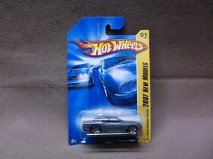 HOT WHEELS 2007 #01 GREY DODGE CHALLENGER CONCEPT HEMI MUSCLE MOPAR RACER - Picture 1 of 3