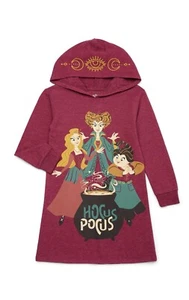 Hocus Pocus Girls Shirt Dress Halloween Costume Hoodie Size 4-12 Disney Cosplay - Picture 1 of 3