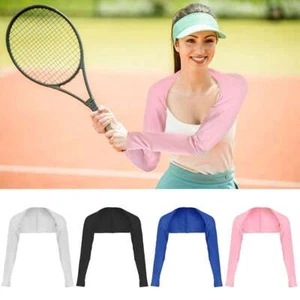 Womens Cooling Shawl Arm Sleeve with Finger Hole Anti-UV Sun Protection 2025 - Picture 1 of 16