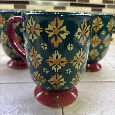 Taza de café con leche grande de 18 OZ Geo vintage Pioneer Woman descontinuada repuesto 3 Foto 1 de 4