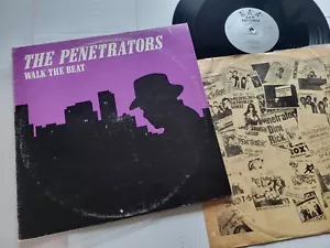 THE PENETRATORS - Walk the Beat 1980 PUNK ALT ROCK + Inner Sleeve LP - Imagen 1 de 7