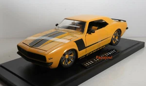 Jada LoPro Collectible Tricked Out 1968 Chevrolet Camaro 68 Chevy Yellow 1:18 - Picture 1 of 7