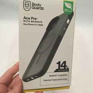 Body Guardz Ace Pro with MagSafe New iPhone 6.7” (2022) See-Through Black - Picture 1 of 3