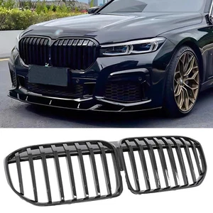 Passt für Den BMW 7Er G11 G12 LCI Nieren Glanz Schwarz Mp Sport Grill Ziergitter - Bild 1 von 5