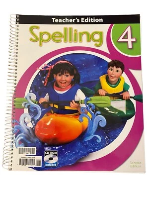 SPELLING 4 TEACHER'S EDITION~BJU Press~Homeschooling~w/ CD-ROM~2nd Ed.~Spiral - Image 1 of 2