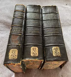 MILLERS ELEMENTS OF CHEMISTRY VOL 1-3 1862-72 CHEMICAL PHYSICS INORGANIC ORGANIC - Picture 1 of 22