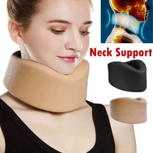 Adjustable Cervical Collar Neck Traction Firm Foam Brace Support Pain Relief US - Picture 1 of 15