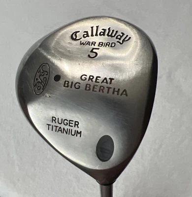 Club de golf Callaway para damas Great Big Bertha 5 War Bird con eje de gemas originales diestro Foto 1 de 4