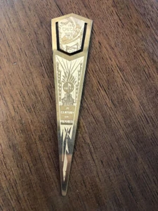 Antique 1933 Chicago World's Fair Brass Souvenir ~ Excellent - Picture 1 of 4