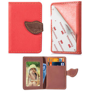 For Phone Universal Adhesive Pocket Stick On Wallet Credit Card Cash Holder Case