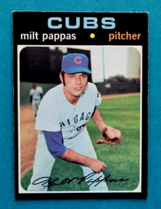 1971 Topps #441 Milt Pappas Chicago Cubs Baseball Card EX/VG - Picture 1 of 2