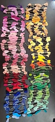 Embroidery Floss Over 100 skiens mostly  J&P Coats Plus Others - Image 1 of 4