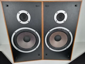 Vintage Panasonic SB-2800 Hi-Fi Speakers Pair 30W 8Ω Made in UK Wood Veneer - Picture 1 of 14