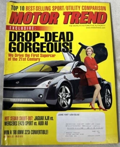Motor Trend Magazine June 1997 Vol 49 No 6 First Supercar Of 21st Century Jaguar - Picture 1 of 12