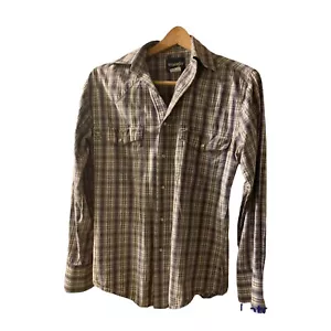 Vintage Wrangler Childs Pearl Snap Long Sleeve Shirt Size Small (5-6)100% Cotton - Picture 1 of 3