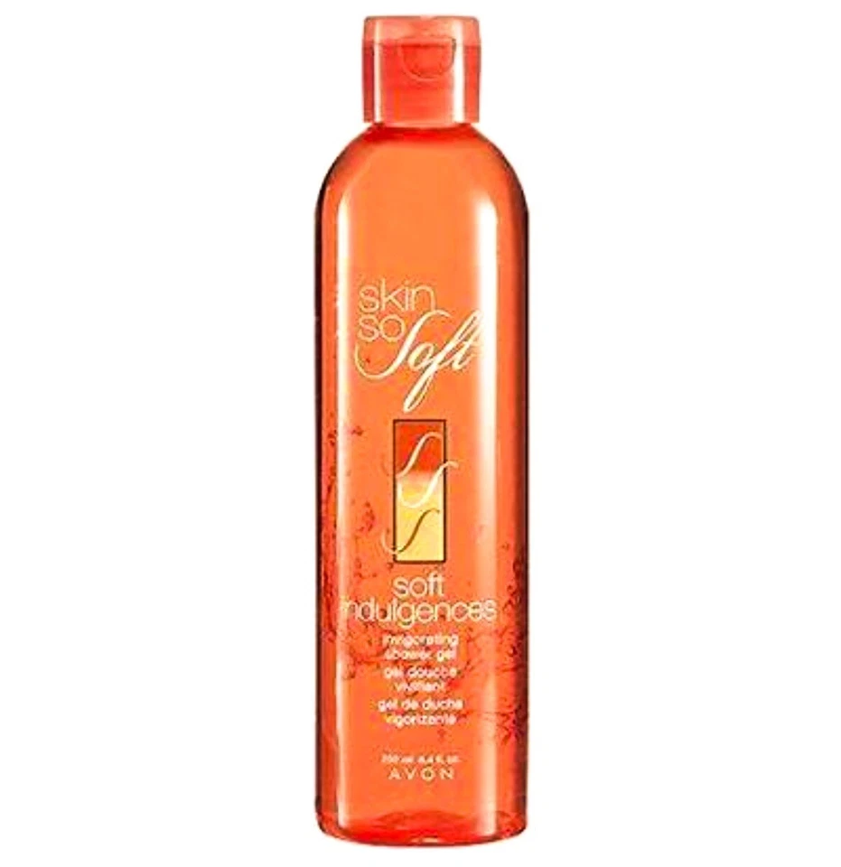 Avon skin so soft “soft indulgences” invigorating shower gel” 8.4 Fl Oz